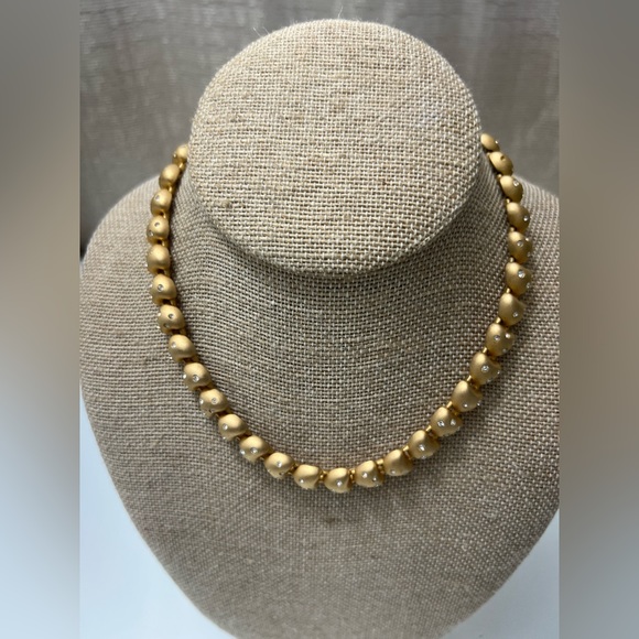 Stunning Vintage Swarovski  Hearts Choker Necklace Missing Two Crystal - Picture 12 of 12